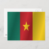 カメルーン国旗 ポストカード (正面/裏面)