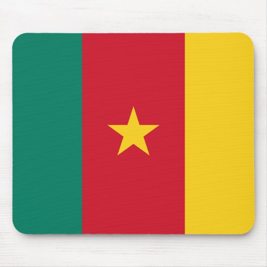 カメルーン国旗 マウスパッド (正面)