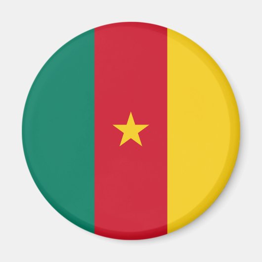 カメルーン国旗 マグネット (正面)