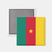カメルーン国旗 マグネット (正面/裏面)