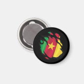 カメルーン国旗 マグネット (正面/裏面)