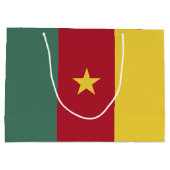 カメルーン国旗 ラージペーパーバッグ (裏面)