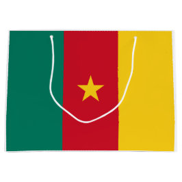 カメルーン国旗 ラージペーパーバッグ