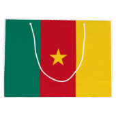 カメルーン国旗 ラージペーパーバッグ (裏面)