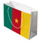 カメルーン国旗 ラージペーパーバッグ (裏面アングル)