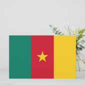 カメルーン国旗 便箋 (スタンド正面)