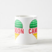 カメルーン大好き,カメルーンハート コーヒーマグカップ (中央)