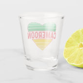 カメルーン大好き，カメルーンハート ショットグラス (裏面)