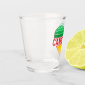 カメルーン大好き，カメルーンハート ショットグラス (左)