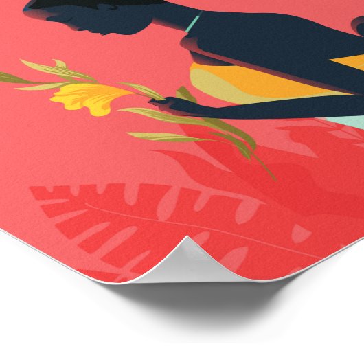 カメルーン旅行ポスターアフリカ ポスター (角)