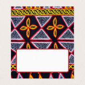 カメルーン東宮パターン座席表 名刺 (外部フラット)