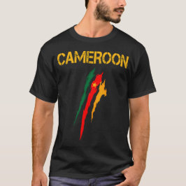 カメルーン、カメルーン国旗、カメルーン国旗。 Tシャツ