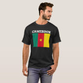 カメルーン カメルーン国旗 プライド カメルーン国旗 1 Tシャツ (正面フル)