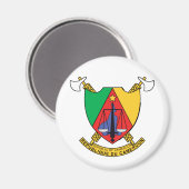 カメルーン・カメルーン・コートオブアームズ マグネット (正面/裏面)