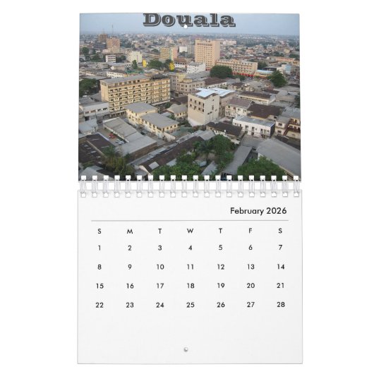 カメルーン カレンダー (2月 2026)