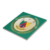 カメルーン・コート・オブ・アームズ タイル (側面)