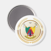 カメルーン・コート・オブ・アームズ マグネット (正面/裏面)