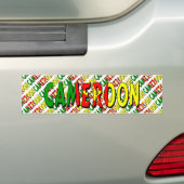 カメルーン バンパーステッカー (車上)