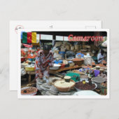 カメルーン – 市場 –  ポストカード (正面/裏面)