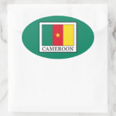 カメルーン 楕円形シール (バッグ)