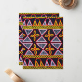 カメルーンToghuパターンノテカード ノートカード (正面/裏面インサイチュ)