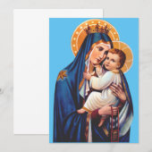 カメル山の聖母 招待状 (正面/裏面)