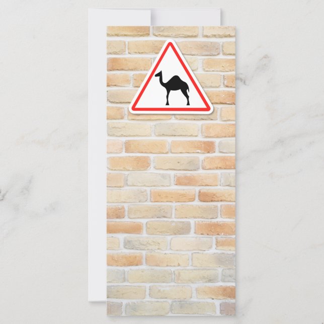 カメル警告標識 (正面)