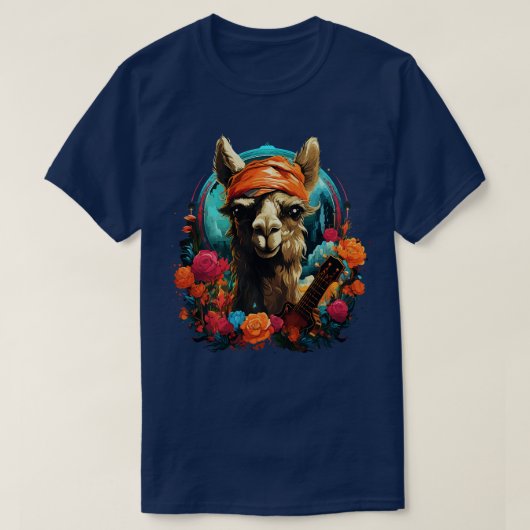 カメル遊ギター Tシャツ (デザイン正面)