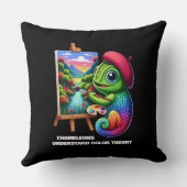 カメレおもしろいオンは色説を理解 クッション (裏面)