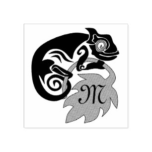 カメレお洒落オン登山オンホップスモノグラム ラバースタンプ