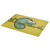 カメレオンおもしろいかわいい カッティングボード (角)