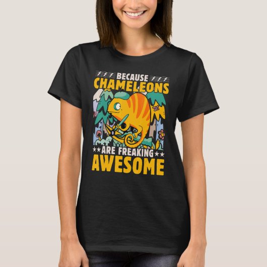 カメレオンことわざ7 Tシャツ (正面)