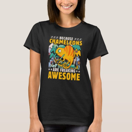 カメレオンことわざ7 Tシャツ (正面)