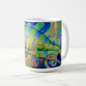 カメレオンのコーヒー・マグ コーヒーマグカップ (正面右)