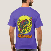 カメレオンのプロcrastination tシャツ (裏面)
