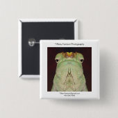 カメレオンの広告宣伝の部分 缶バッジ (正面&裏面)