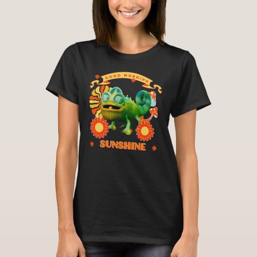 カメレオンの楽しい朝の挨拶 Tシャツ (正面)