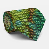 カメレオンの皮のタイ ネクタイ (ロール)