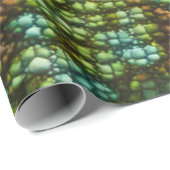 カメレオンの皮の質のテンプレート ラッピングペーパー (ロールコーナー)