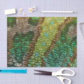 カメレオンの皮の質のテンプレート 薄葉紙 (クラフト)