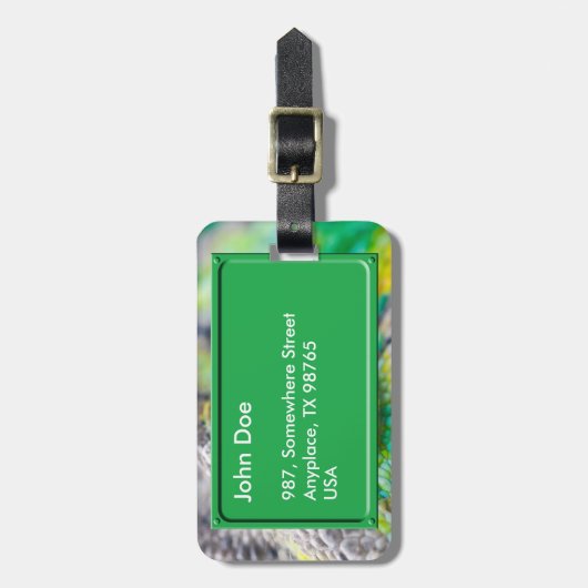 カメレオンの目 ラゲッジタグ (正面縦)