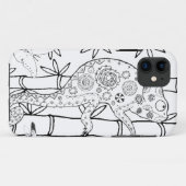カメレオンの落書き Case-Mate iPhoneケース (裏面(横))