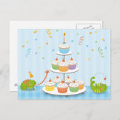 カメレオンの誕生日 ポストカード (正面/裏面)