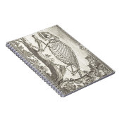 カメレオンの骨組イラストレーション ノートブック (右側)