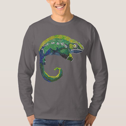 カメレオンのTシャツ Tシャツ (正面)