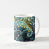 カメレオンはトカゲの一種である爬虫類です  コーヒーマグカップ (正面右)