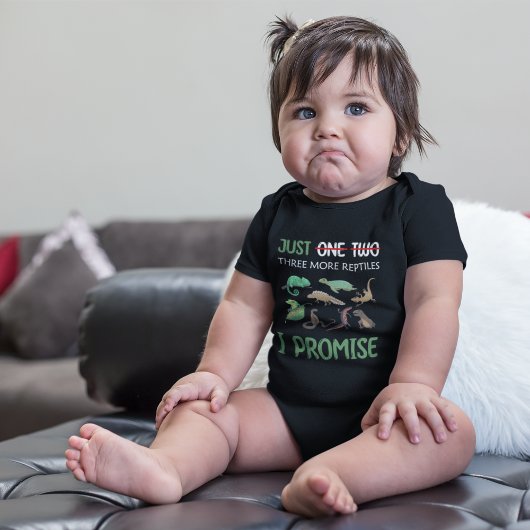 カメレオンを約束する爬虫類がもう1つ ベビーボディスーツ