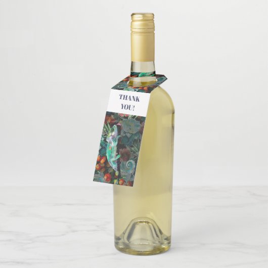 カメレオンガーデンボトルハンガーラベル ボトルネックタグ (アングル)