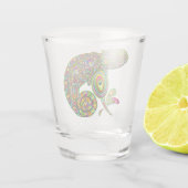 カメレオンサイケデリックファンタジー ショットグラス (裏面)