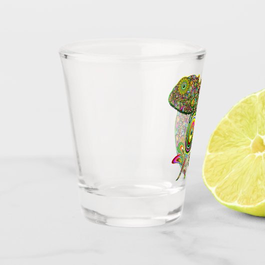 カメレオンサイケデリックファンタジー ショットグラス (左)
